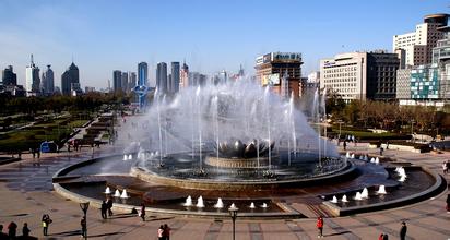 泉城广场喷泉